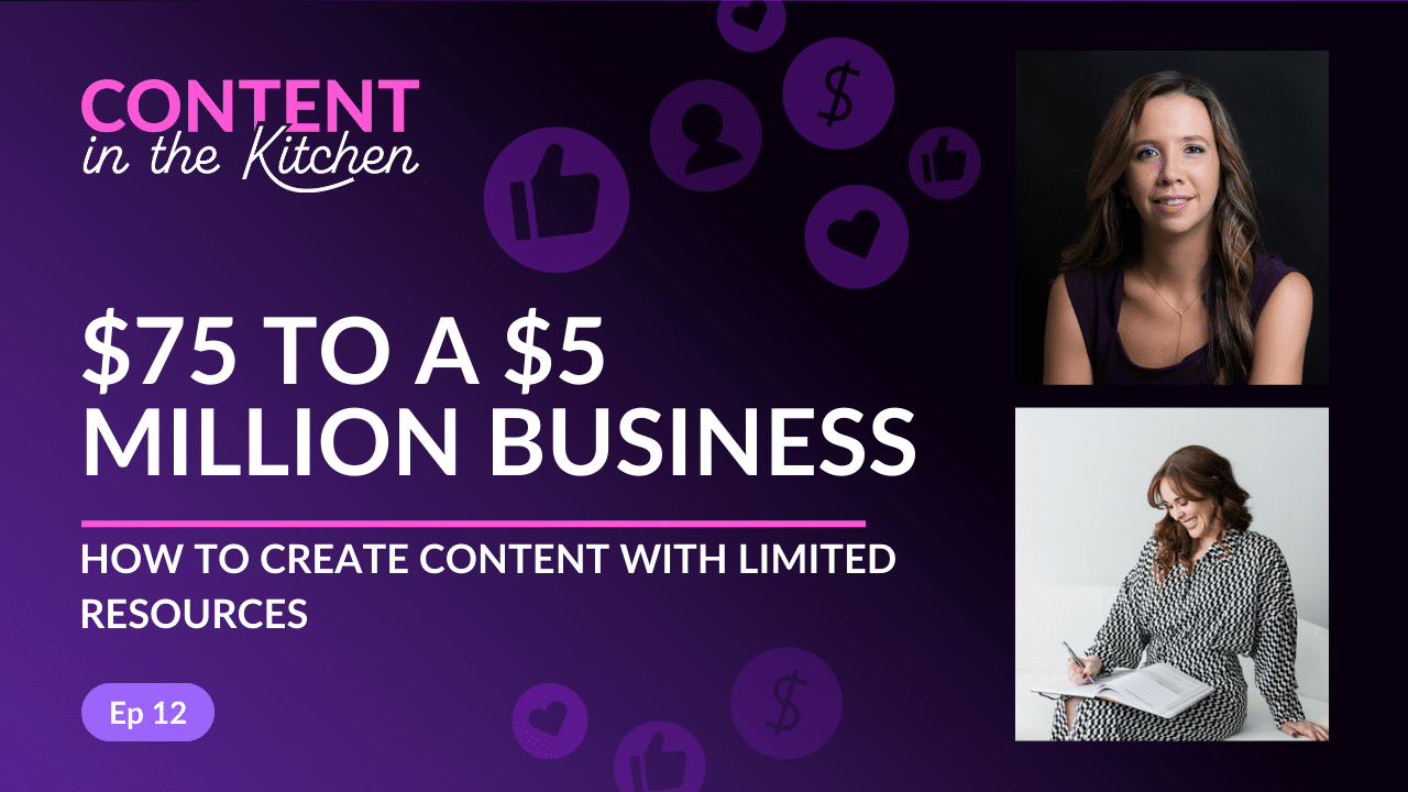 Episode 12: How to Create Content with Limited Resources
