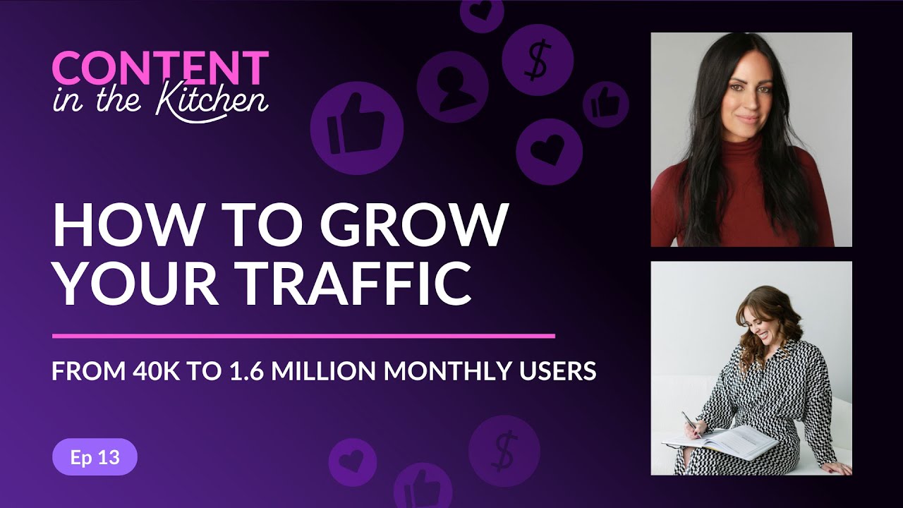 Episode 13: How to Grow Your Traffic From 40k to 1.6 Million Monthly Users